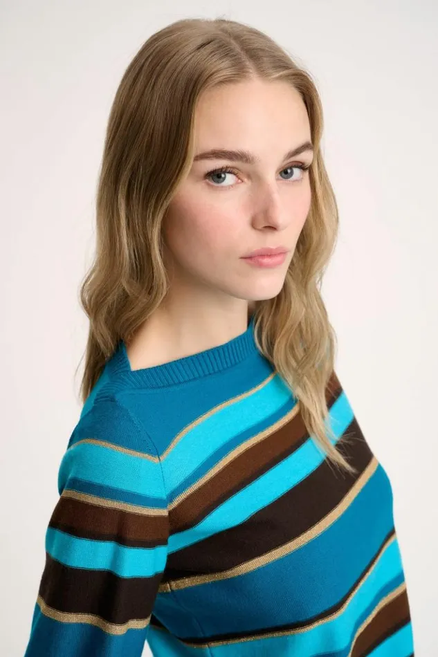 Luisa Spagnoli Knitwear Melo 8211 Striped Pullover 8211 Women Luisa Spagnoli Knitwear Melo 8211 Striped Pullover 8211 Women