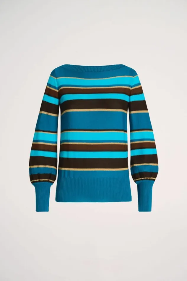 Luisa Spagnoli Knitwear Melo 8211 Striped Pullover 8211 Women Luisa Spagnoli Knitwear Melo 8211 Striped Pullover 8211 Women