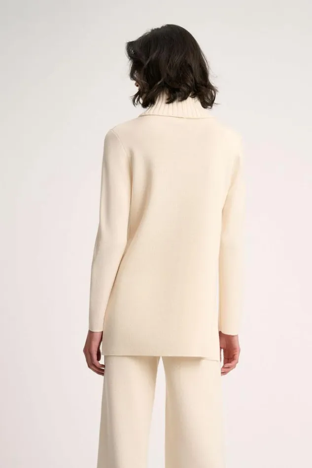 Luisa Spagnoli Knitwear Millucci 8211 Wool Tunic Cream 8211 Women Luisa Spagnoli Knitwear Millucci 8211 Wool Tunic Cream 8211 Women