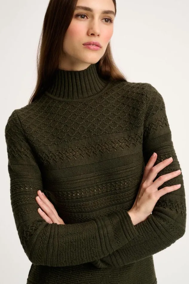 Luisa Spagnoli Knitwear Molene 8211 Turtleneck Pullover 8211 Women