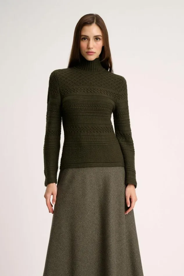 Luisa Spagnoli Knitwear Molene 8211 Turtleneck Pullover 8211 Women Luisa Spagnoli Knitwear Molene 8211 Turtleneck Pullover 8211 Women