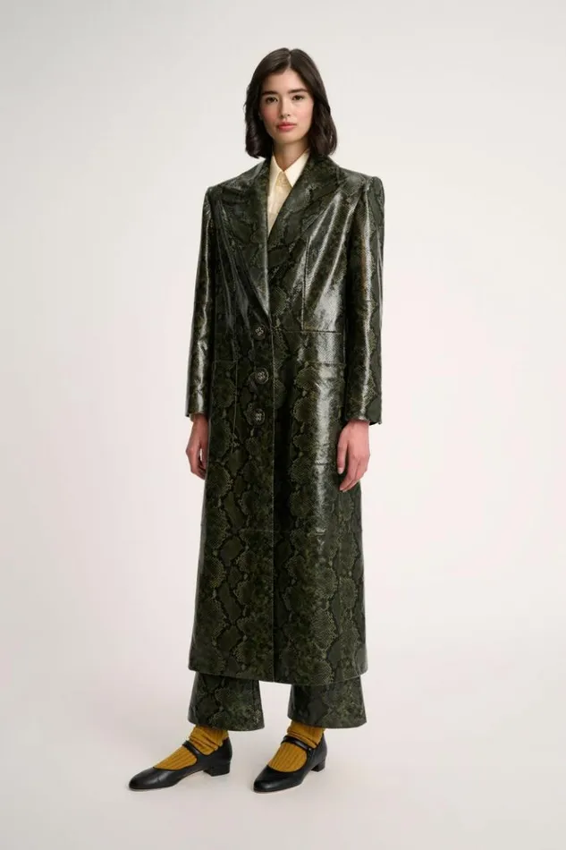 Luisa Spagnoli Outerwear Strato 8211 Leather Coat 8211 Women
