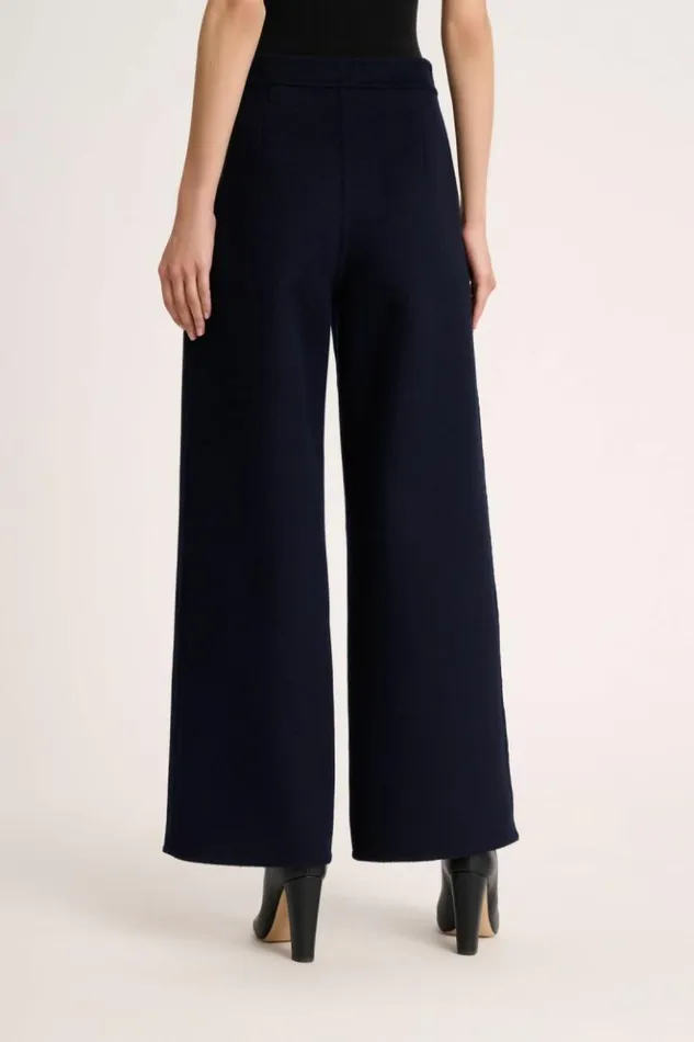 Luisa Spagnoli Pants Olette 8211 Wide Leg Pants 8211 Fashion Show Blue 8211 Women Luisa Spagnoli Pants Olette 8211 Wide Leg Pants 8211 Fashion Show Blue 8211 Women