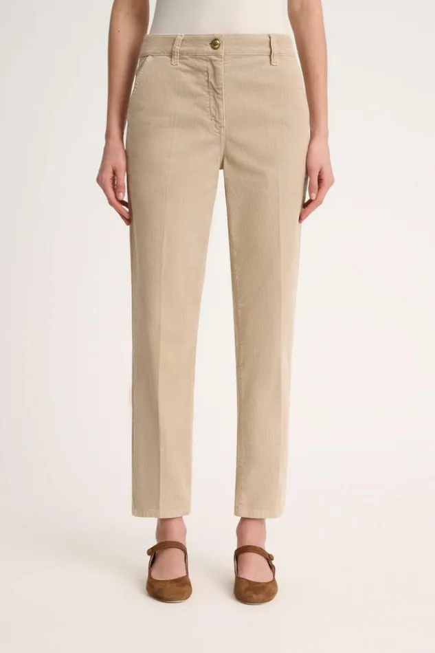 Luisa Spagnoli Pants Olimpica 8211 Corduroy Trousers Beige 8211 Women