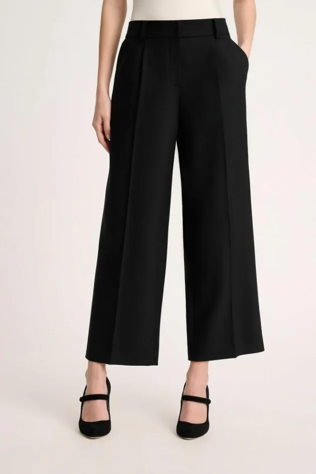 Luisa Spagnoli Pants Oste 8211 Wide Leg Trousers Black 8211 Women