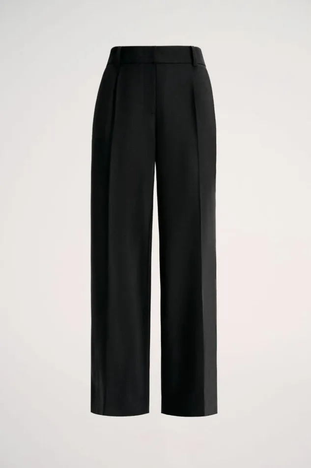 Luisa Spagnoli Pants Oste 8211 Wide Leg Trousers Black 8211 Women Luisa Spagnoli Pants Oste 8211 Wide Leg Trousers Black 8211 Women