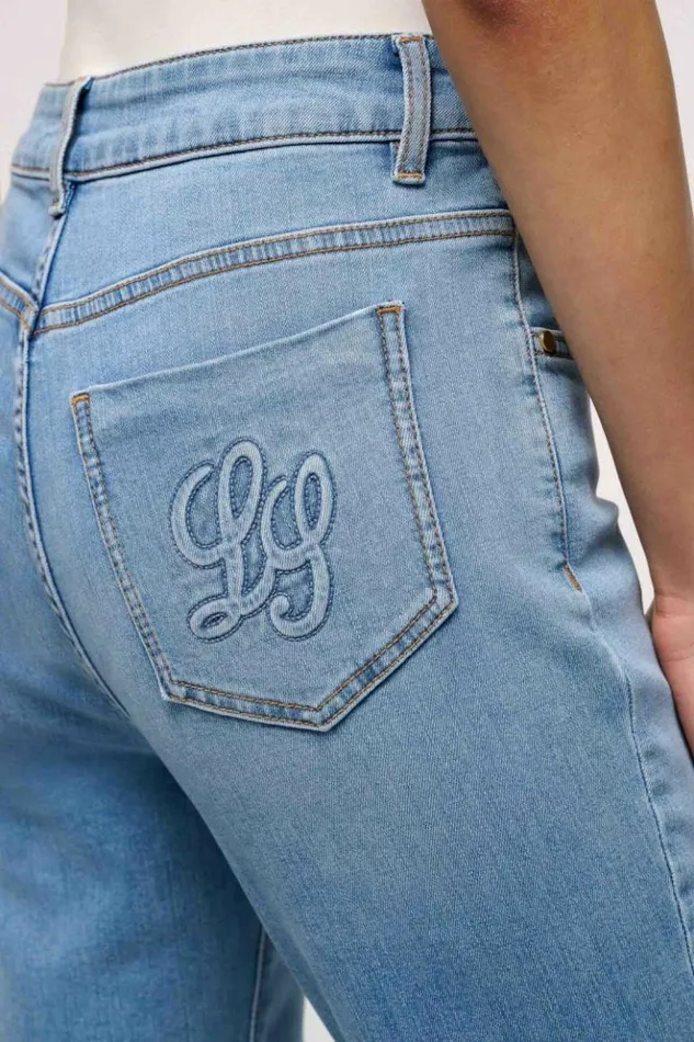 Luisa Spagnoli Pants Ottuso 8211 5Pocket Jeans Avio Blue 8211 Women Luisa Spagnoli Pants Ottuso 8211 5Pocket Jeans Avio Blue 8211 Women
