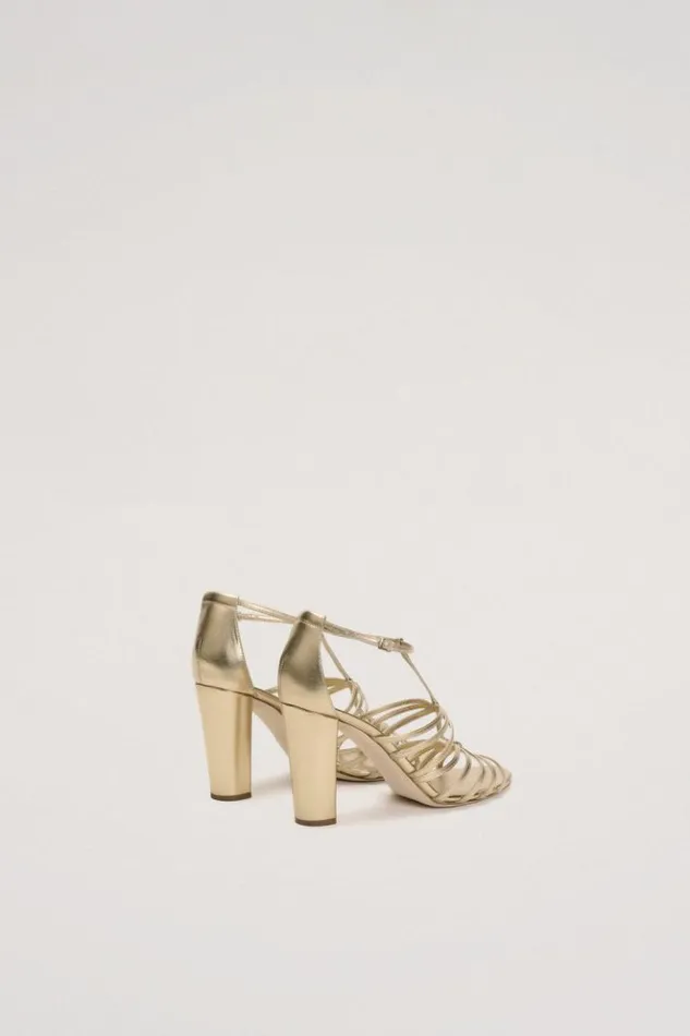 Luisa Spagnoli Shoes And Accessories Umile 8211 Leather Sandal Light Gold 8211 Women Luisa Spagnoli Shoes And Accessories Umile 8211 Leather Sandal Light Gold 8211 Women