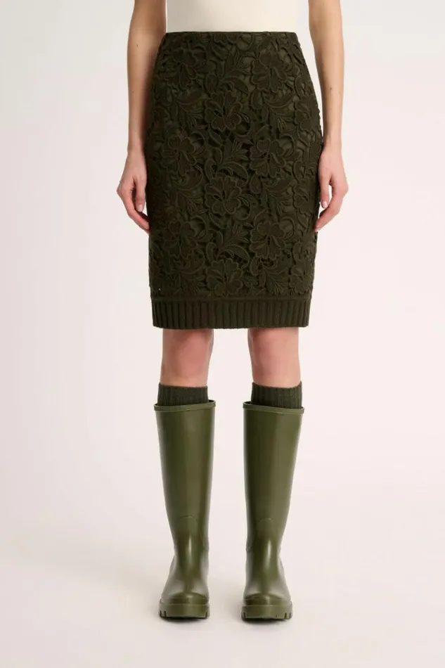 Luisa Spagnoli Skirts And Shorts Finezza 8211 Lace Skirt 8211 Fashion Show 8211 Women