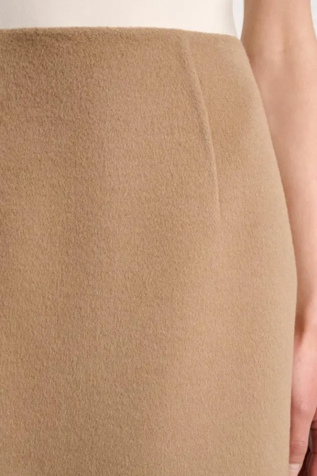 Luisa Spagnoli Skirts And Shorts Fiocco 8211 Tube Skirt Camel 8211 Women Luisa Spagnoli Skirts And Shorts Fiocco 8211 Tube Skirt Camel 8211 Women