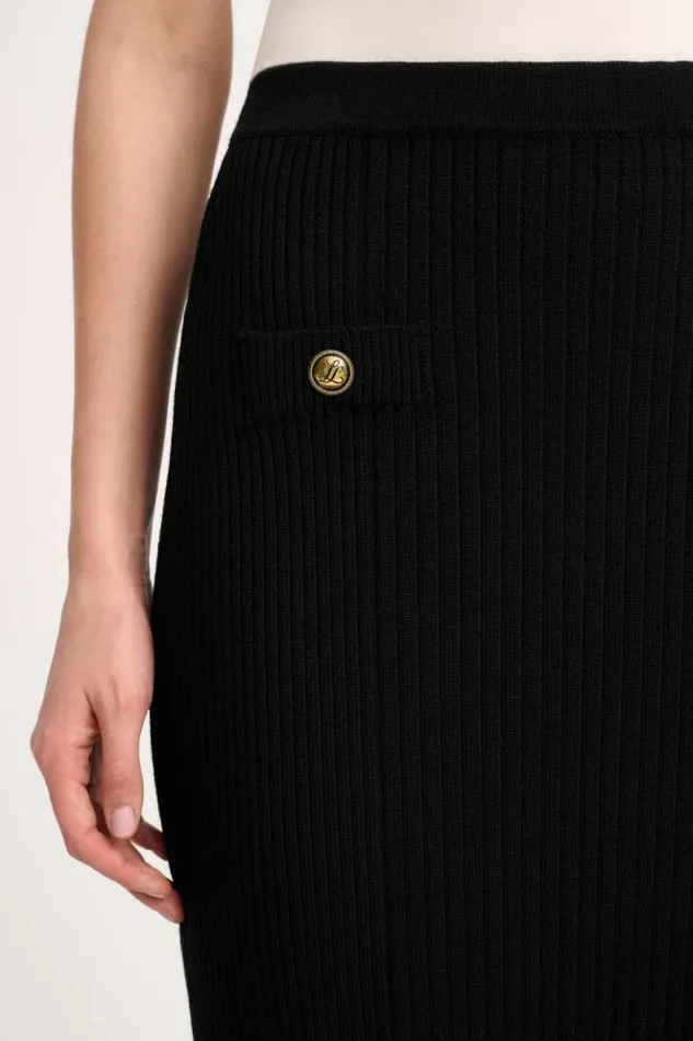 Luisa Spagnoli Skirts And Shorts Maionese 8211 Knit Skirt Black 8211 Women Luisa Spagnoli Skirts And Shorts Maionese 8211 Knit Skirt Black 8211 Women