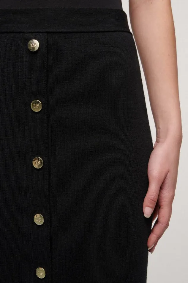 Luisa Spagnoli Skirts And Shorts Menabo 8211 Wool Skirt Black 8211 Women Luisa Spagnoli Skirts And Shorts Menabo 8211 Wool Skirt Black 8211 Women