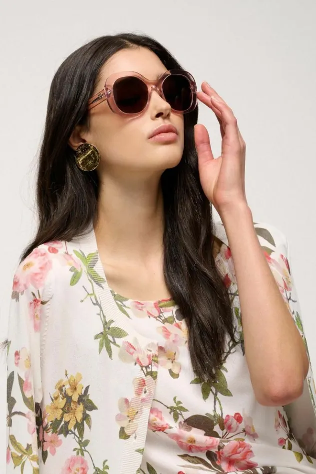 Luisa Spagnoli Sunglasses Xbeatrice 8211 FullRimmed Sunglasses Pinkgold 8211 Women