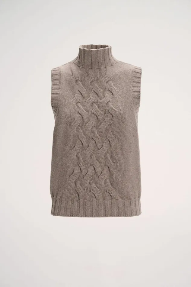 Luisa Spagnoli Tops And TShirts Chiusura 8211 High Neck Vest 8211 Women Luisa Spagnoli Tops And TShirts Chiusura 8211 High Neck Vest 8211 Women