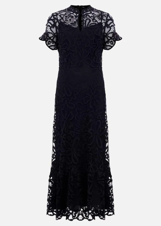 Lula Lace Dress Navy Women Phase Eight Dresses