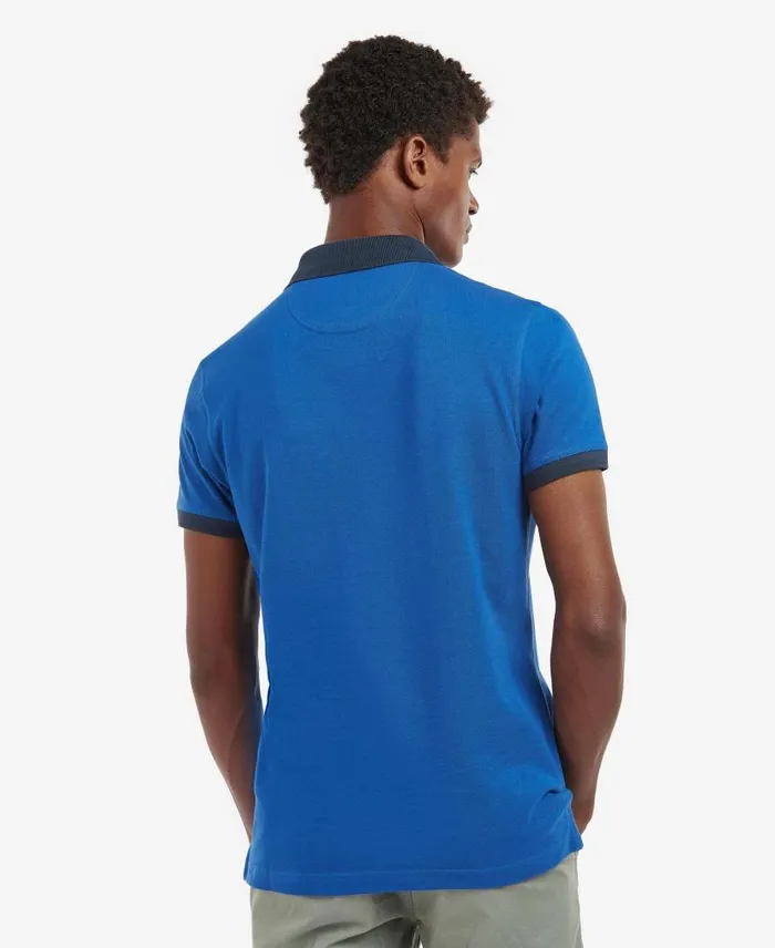 Lynton Polo Shirt Monaco Blue Men Barbour Polo Shirts