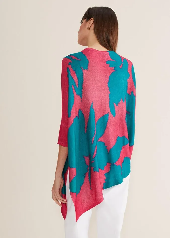 Madison Printed Asymmetric Hem Jumper Multicoloured Women Phase Eight Knitwear Madison Printed Asymmetric Hem Jumper Multicoloured Women Phase Eight Knitwear