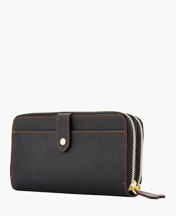 ManWoman Alto Large Double Zip Organizer Black Dooney and Bourke Wallets ManWoman Alto Large Double Zip Organizer Black Dooney and Bourke Wallets