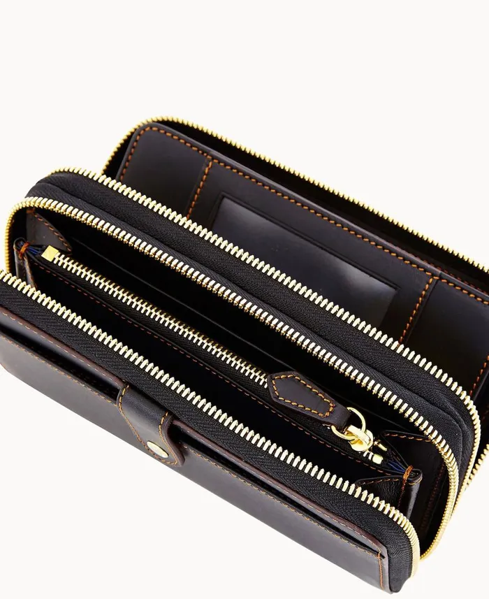 ManWoman Alto Large Double Zip Organizer Black Dooney and Bourke Wallets ManWoman Alto Large Double Zip Organizer Black Dooney and Bourke Wallets