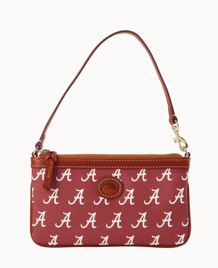 ManWoman Collegiate University Of Alabama Large Slim Wristlet Alabama Dooney and Bourke Wallets