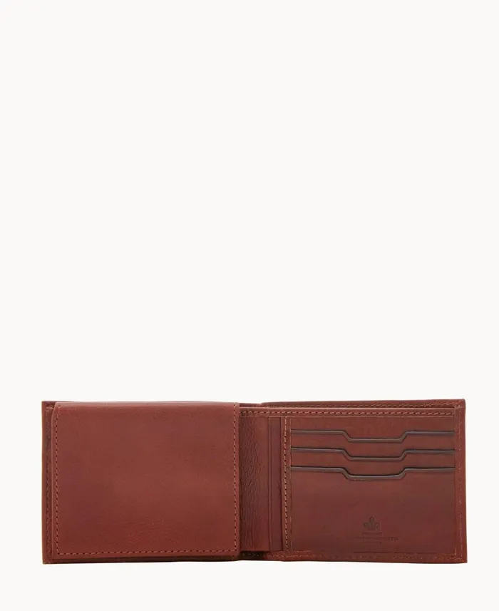 ManWoman Florentine Billfold With Train Pass Chestnut Dooney and Bourke Wallets ManWoman Florentine Billfold With Train Pass Chestnut Dooney and Bourke Wallets