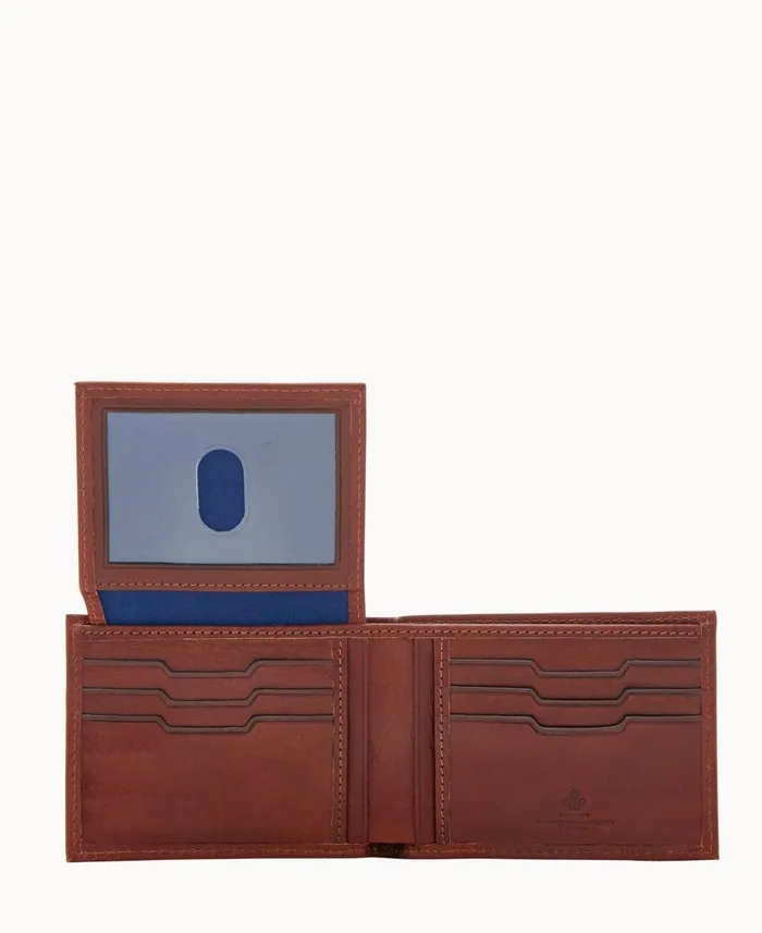 ManWoman Florentine Billfold With Train Pass Chestnut Dooney and Bourke Wallets ManWoman Florentine Billfold With Train Pass Chestnut Dooney and Bourke Wallets