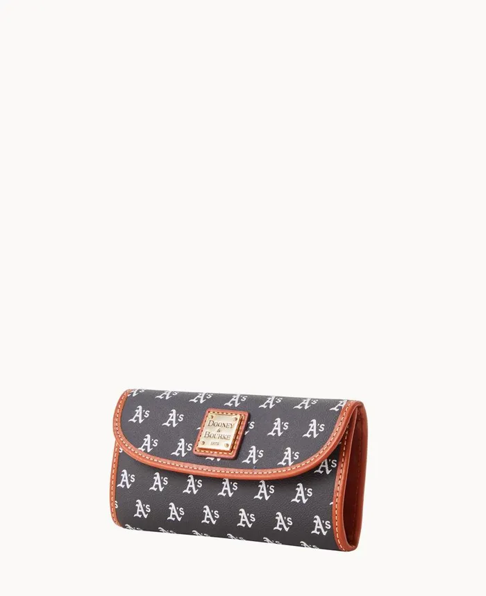 ManWoman MLB Athletics Continental Clutch Athletics Dooney and Bourke Wallets ManWoman MLB Athletics Continental Clutch Athletics Dooney and Bourke Wallets