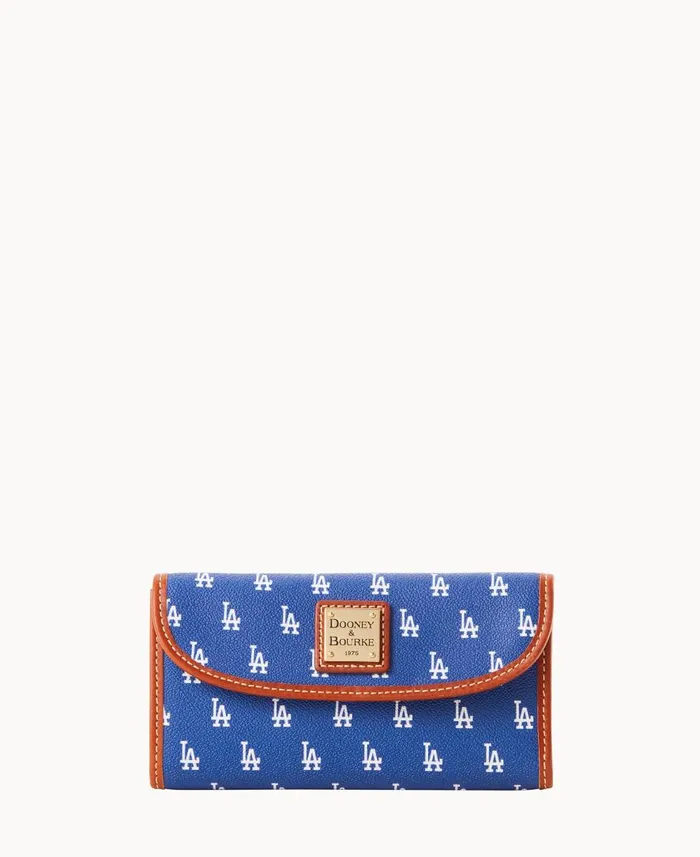 ManWoman MLB Dodgers Continental Clutch Dodgers Dooney and Bourke Wallets