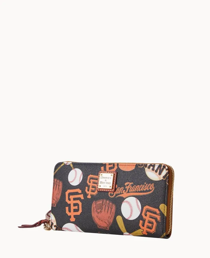 ManWoman MLB Giants Large Zip Around Wristlet Giants Dooney and Bourke Wallets ManWoman MLB Giants Large Zip Around Wristlet Giants Dooney and Bourke Wallets