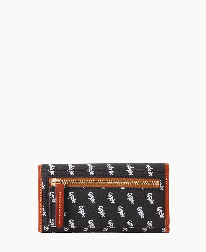 ManWoman MLB White Sox Continental Clutch White Sox Dooney and Bourke Wallets ManWoman MLB White Sox Continental Clutch White Sox Dooney and Bourke Wallets