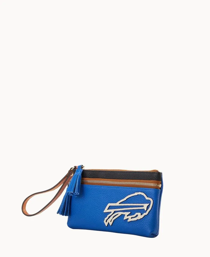 ManWoman NFL Bills Double Zip Wristlet Bills Dooney and Bourke Wallets ManWoman NFL Bills Double Zip Wristlet Bills Dooney and Bourke Wallets