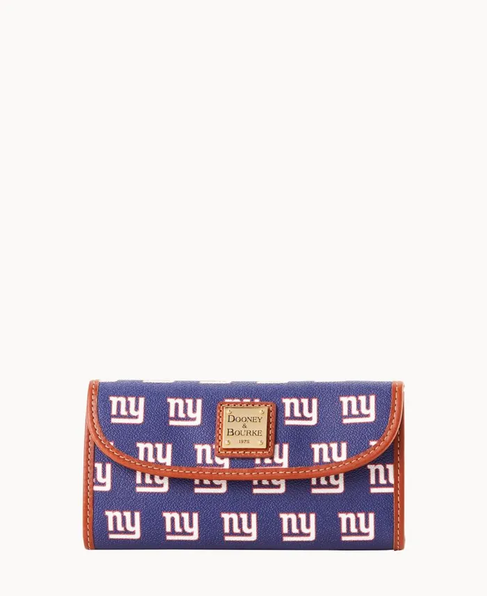 ManWoman NFL NY Giants Continental Clutch Giants Dooney and Bourke Wallets