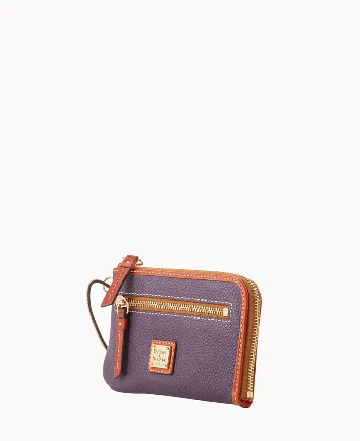 ManWoman Pebble Grain Multi Functional Zip Around Plum Wine Dooney and Bourke Wallets ManWoman Pebble Grain Multi Functional Zip Around Plum Wine Dooney and Bourke Wallets