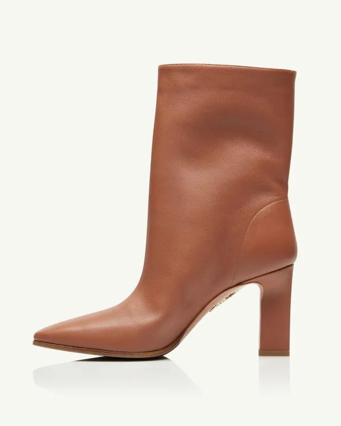 Manzoni Bootie 85 Brown Women Aquazzura Booties Manzoni Bootie 85 Brown Women Aquazzura Booties