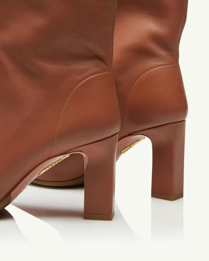 Manzoni Bootie 85 Brown Women Aquazzura Booties Manzoni Bootie 85 Brown Women Aquazzura Booties