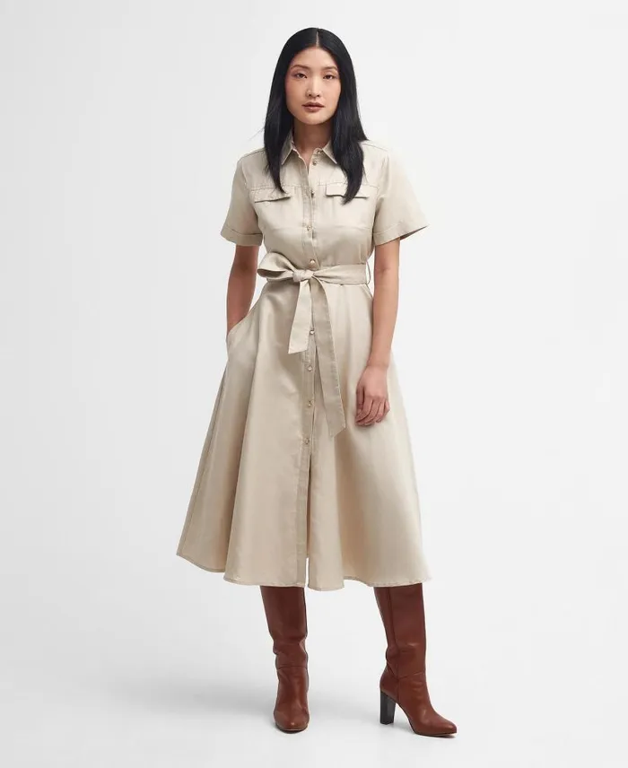 Margaret Shirt Dress Safari Women Barbour Dresses and Skirts