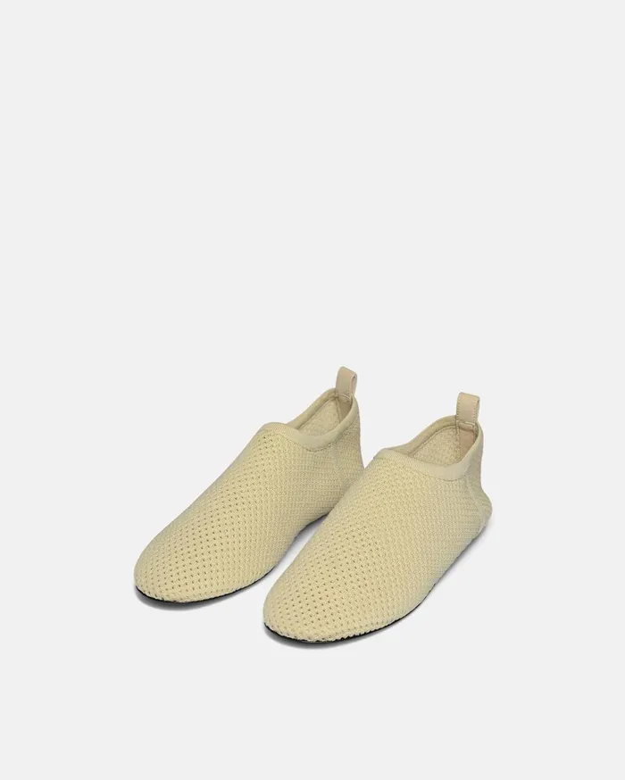 Maris Rounded Toe MeshKnit RoundToe Slip On Shoes Sand Mesh Women Nanushka Shoes