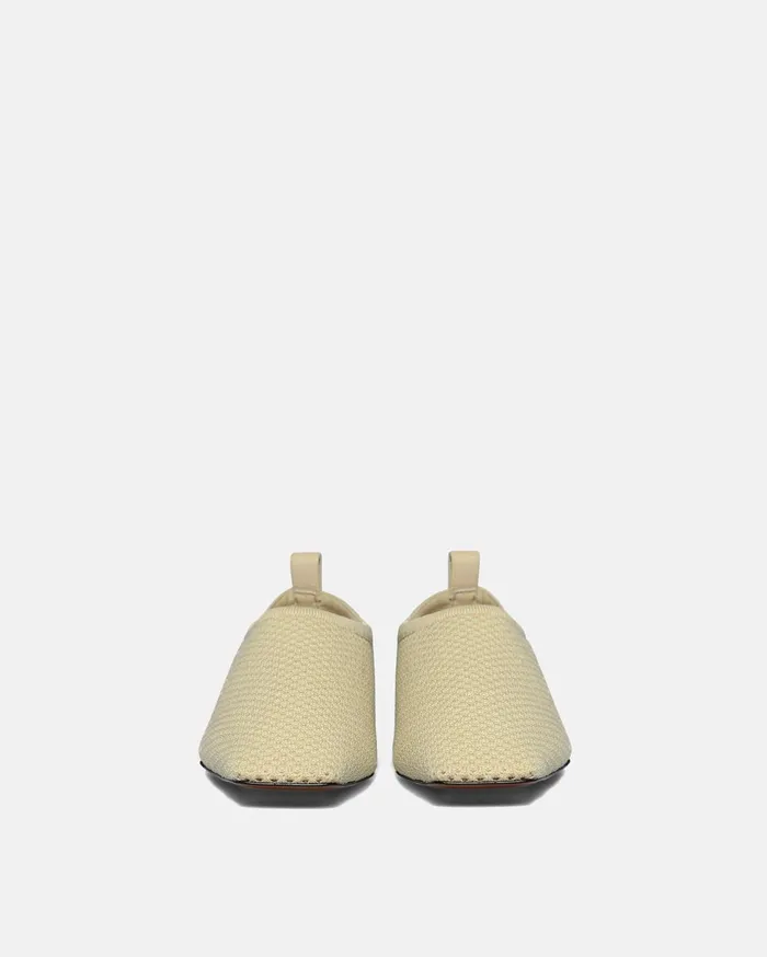 Maris Rounded Toe MeshKnit RoundToe Slip On Shoes Sand Mesh Women Nanushka Shoes