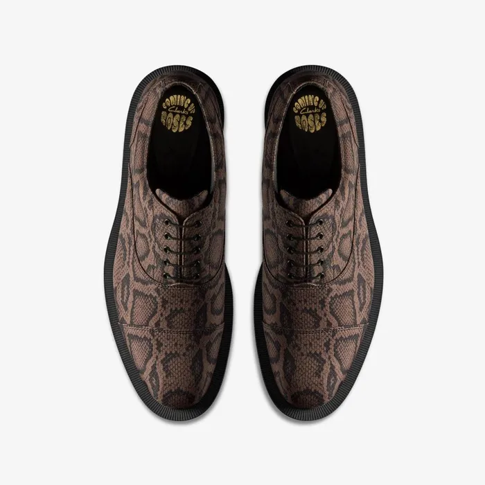 Martine Rose Mens Oxford 2 Brown Textile Men Clarks Casual Dress Shoes