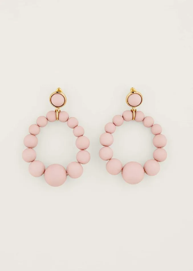 Matte Bead Drop Earring Putty Women Phase Eight Jewellery