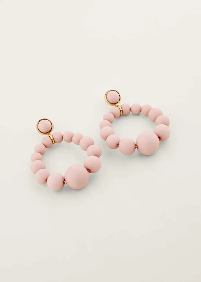 Matte Bead Drop Earring Putty Women Phase Eight Jewellery