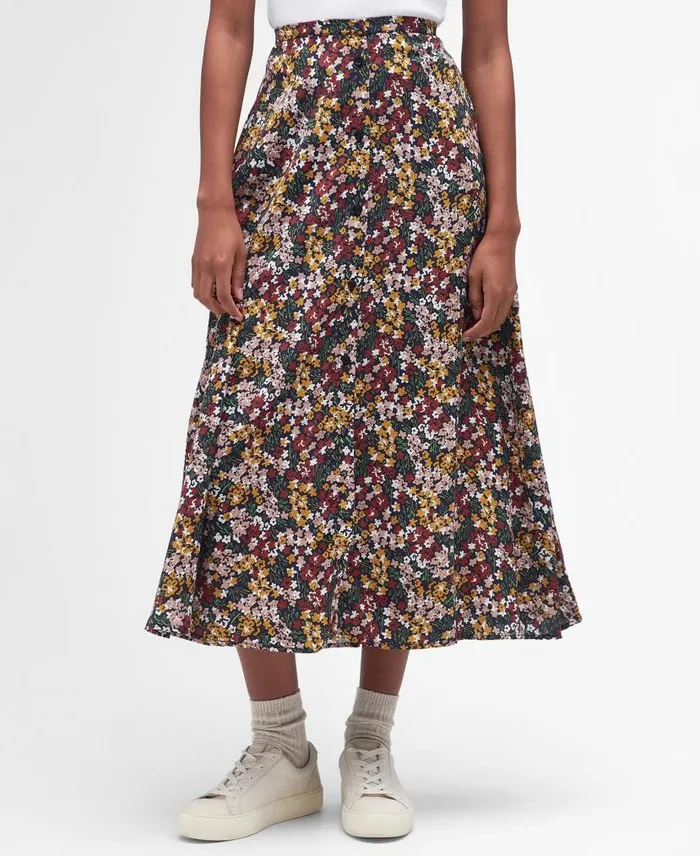 Mayfield Midi Skirt Classic Multi Women Barbour Dresses and Skirts