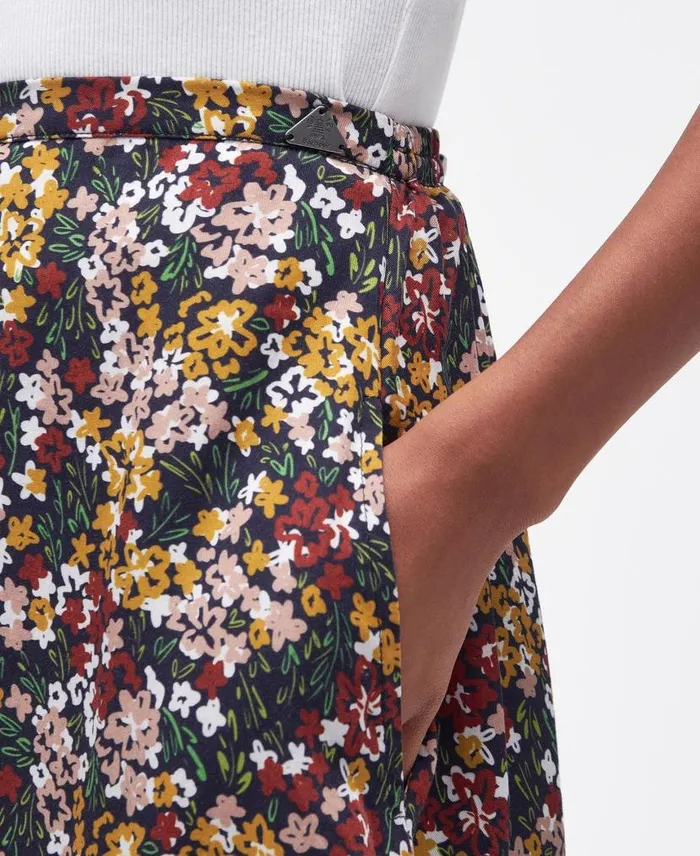 Mayfield Midi Skirt Classic Multi Women Barbour Dresses and Skirts