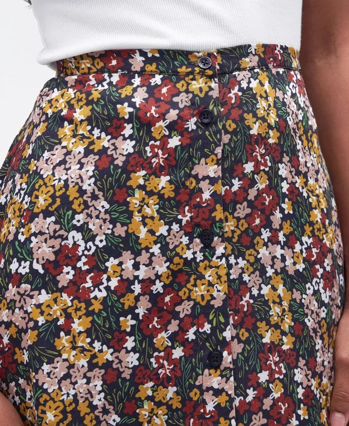 Mayfield Midi Skirt Classic Multi Women Barbour Dresses and Skirts
