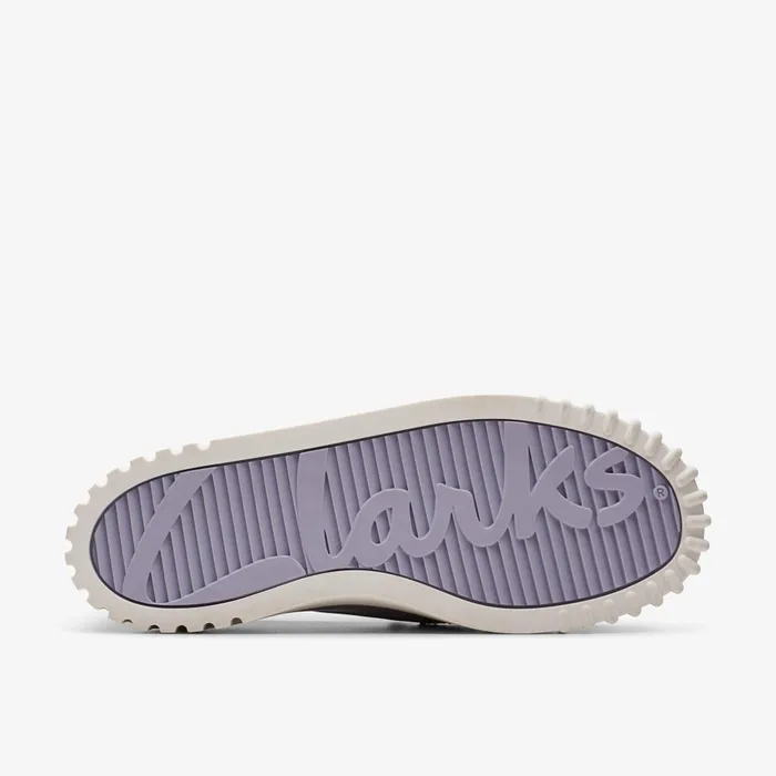 Mayhill Cove Lilac Leather Women Clarks SlipOns