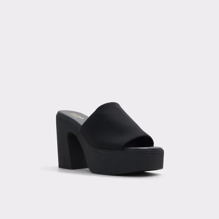 Maysee Black Textile Women ALDO Mule Shoes
