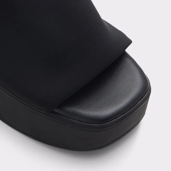Maysee Black Textile Women ALDO Mule Shoes