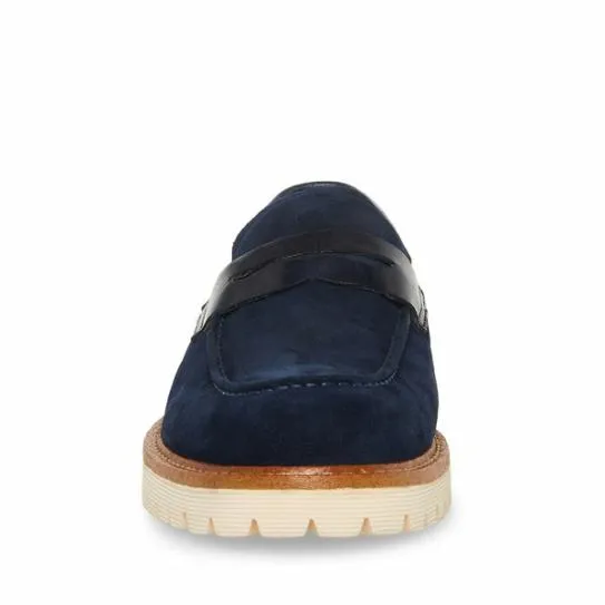 Men039s BENTIN NAVY SUEDE Navy Suede Steve Madden Loafers Men039s BENTIN NAVY SUEDE Navy Suede Steve Madden Loafers