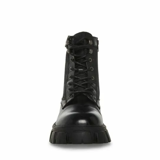Men039s CORTINA BLACK LEATHER Black Leather Steve Madden Boots Men039s CORTINA BLACK LEATHER Black Leather Steve Madden Boots
