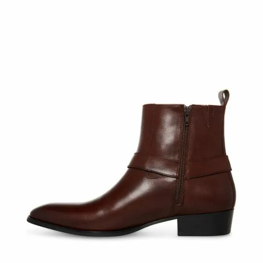Men039s DASH BROWN LEATHER Brown Leather Steve Madden Boots Men039s DASH BROWN LEATHER Brown Leather Steve Madden Boots